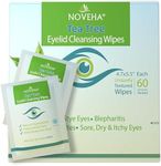 NOVEHA 60PCs Tea Tree Oil Eyelid & 