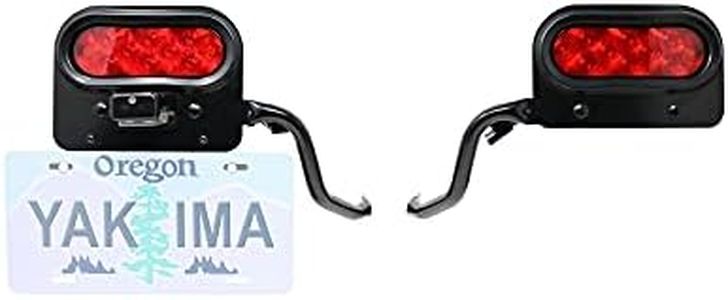 Yakima 5.4 Pound Waterproof EXO LitKit System License Plate and Light Kit with Tail Lights Accessory for EXO Swingbase Hitch Rack System, Black