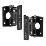 TaoAcc Speaker Wall Brackets, Universal Speaker Wall Mount for Large Surrounding Sound Speakers, Adjustable Angle Heavy Duty Speaker Brackets Wall Mount, Hold up to 20kgs, 1 Pair