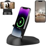 Alkaenum Hidden Camera Spy Camera WiFi Wireless Phone Charger, Nanny Spy Cam Motion Activated,HD1080P(Rotate Lens) with 250°Viewing Angle, camaras espias ocultas for Home Office Security(2.4/5G)