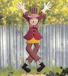 Winking Scarecrow Garden Stake - Ha