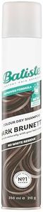 Batiste Dark Brunette Dry Shampoo, 350mL - Instantly Refresh Hair, Tinted Colour-Matching Formula, Oil-Absorbing Rice Starch, Volumising Texture - Busy Mornings & Gym Touch-Ups