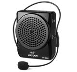 Hayden Mini Voice Amplifier for Teachers – Portable Wearable Speaker with Wired Headset Mic – 25 Watts Rechargeable PA System for Public Speaking, Tour Guides, Yoga, Presentation