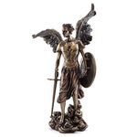 Top Collection St. Michael The Archangel Statue - Michael, Defender of The Church Sculpture in Cold-Cast Bronze - 14-Inch Collectible Angel Figurine