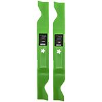 8TEN LawnRAZOR Mower Blade Set for AYP Husqvarna 561739 403107 405380 532405380 46 inch Deck (Medium Lift)