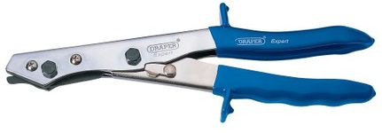 Draper 35748 Expert Hand Nibbler for Metal Sheet, Plastic,Blue,250 mm