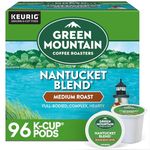 Green Mountain Coffee Nantucket Blend, Fair Trade, Medium Roast Coffee, 96 Count