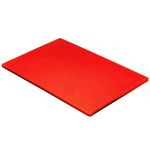THW 2.2 Kg Weight For Commercial Use of hotels and Restaurants Color Coded Chopping Board- Red (18"x12")