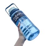 Keetoz New | Sports Water Bottles 2.5 Liter | Unbreakable | Shaker with Portable Wide Mouth | Travel Bottle | -(Pack of 1)