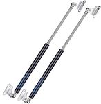 ARANA 20 inch 150 LB Gas Prop Struts Shocks, 20" 150lbs Lift-Support Springs with L-Type Mounting Brackets for Heavy Duty RV Bed Murphy Bed Floor Hatch Window (Suitable Support Weight: 130-165lbs)