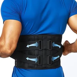 Back Brace for Lower Back Pain Relief, Adjustable Breathable Lumbar Support Belt for Men & Women, Ideal for Work & Everyday Use (X-Large (45-50.9"))