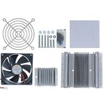 Electrobot Peltier Heatsink DIY Kit with 100mm Fan and Insulation, Thermal Paste Included