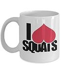 mmandiDESIGNS I Love Squats Coffee 