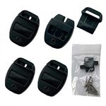 Hot Tub Spa Cover Locks w/ Key Pinch Release set of 4