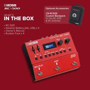 BOSS RC-500 Loop Station Pedal – Dual Track, Effects, USB