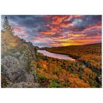 Cloud Lake, Porcupine Mountains State Park, Michigan - Premium 1000 Piece Jigsaw Puzzle for Adults