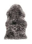 Simply Sheepskin Rug - Extra Large, Natural Single Genuine New Zealand Sheepskin - Ultra Soft Wool Bedside Rug, Machine Washable - Fluffy Sheepskin Throw - Perfect for Any Room