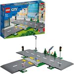 LEGO City Road Plates 60304 Building Kit (112 Pcs),Multicolor