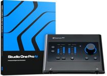 PreSonus Quantum ES 2 USB-C Audio Interface, 2x2, with Auto Gain, instrument input co-developed with Fender, and 6-Month Studio One+ Membership Included