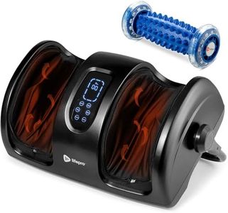Shiatsu Foot Massager Machine by LifePro - Heat, Rollers for Plantar Fasciitis Pain Relief and Neuropathy - Calf and Home Rehab Therapy