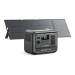 BLUETTI Solar Generator Elite 100 V2 (2025 New) with 200W Solar Panel Included, 1024Wh Portable Power Station w/ 4 1800W AC Outlets, 35% Smaller, Ideal for Camping, Emergencies, Backup Power