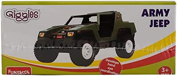 Funskool Giggles Army Jeep, Pack of 1, Multicolor