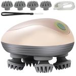 ENBRWAS Electric Scalp Massager, Promotes Hair Growth,Waterproof Handheld Portable Cordless Smart Scalp Massager, Head Scratcher for Full Body Massage, Deep Clean and Stress Relax.