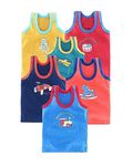 ANGAAKAR CLOTHINGS Printed Baby Vest for Kids Cotton Sleeveless Sando Baniyan Toddler Innerwear Baby Cloth for Boys & Girls Pack of 6