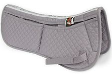 ECP Equine Comfort Products Correction Half Saddle Pad with Adjustable Memory Foam