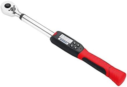 ACDelco ARM601-4 1/2” (14.8 to 147.5 ft-lbs.) Heavy Duty Digital Torque Wrench with Buzzer and LED Flash Notification – ISO 6789 Standards with Certificate of Calibration