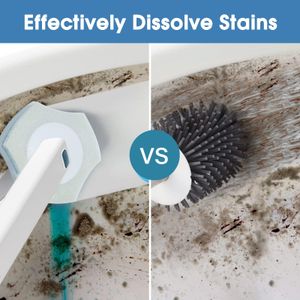 Toilet Wand Cleaning Kit with 48 Refills – Disposable Scrubbing Heads