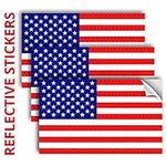 3PC Reflective American Flag Sticke