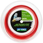 Yonex Aerobite Badminton Racket String - 200m (660ft) - White/Red - Hybrid Reel