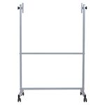 Aspire Revolving Whiteboard Stand 360 Degree Easel with Wheel Stand 5 feet for White Board | Black Board| Notice Board| Presentation| Office | Display| (Can Hold 4 * 5 Feet Whiteboards) [Grey]