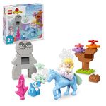 LEGO DUPLO Disney Elsa & Bruni in the Enchanted Forest, Frozen 2 Learning Toy for 2 Plus Year Old Toddlers, Girls & Boys, with 4 Characters Incl an Els Mini-Doll Figure, Birthday Gift Idea 10418