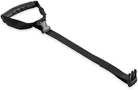 Camco 55001 Durable Storage Strap with Carrying Handle for Electrical Cords- Neatly Organizes Wires, Extension Cords and More For Toting and Storing , Black