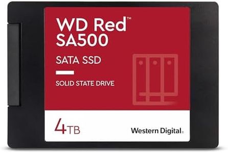 Western Digital Red SA500 4TB 2.5 inch NAS SATA SSD, WDS400T1R0A