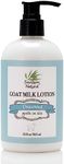 Southern Natural Goat Milk Lotion (12 oz) Face and Body Moisturizer For Dry Skin - Moisturizing Skincare and Hand Cream - Unscented