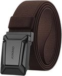 JUKMO Men's Stretch Tactical Belt, 1.5" Elastic Nylon Web with Flip Buckle