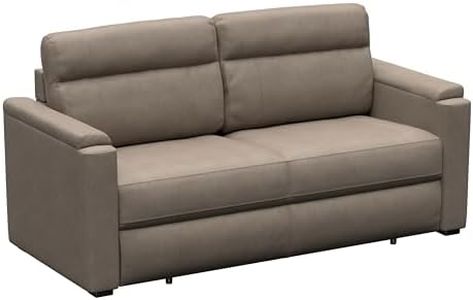 THOMAS PAYNE Signature Heritage Series 72" Driftwood RV Rest Easy Sleeper Sofa with Easy-to-Use Fold-Out Mechanism, 81" Bed Depth - 2024044357