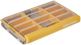 Plano Edge Flex 3600 Tackle Storage, Includes 38 Flex Dividers, Gray and Yellow, Customizable Waterproof Tackle Box Organization, Rustrictor Rust-Resistant Technology