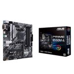 ASUS Prime B550M-A WiFi II AMD AM4 (3rd Gen Ryzen) Micro ATX Motherboard (PCIe 4.0, WiFi 6, ECC Memory, 1Gb LAN, HDMI 2.1/D-Sub, 4K@60HZ, Addressable Gen 2 RGB Header and Aura Sync)