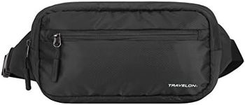 Travelon: World Travel Essentials Convertible Sling/Waist Pack, Black, One Size, World Travel Essentials Convertible Sling/Waist Pack