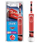 Oral-B Vitality Electric Toothbrush Rechargeable Powered By Braun, 1 Handle Featuring Disney Pixar Cars for Ages 3+