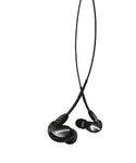 Shure SE215 PRO Wired Earbuds - Professional Sound Isolating Earphones, Single Dynamic MicroDriver, Secure Fit In Ear Monitor, plus Carrying Case and Fit Kit - Black (SE215-K)