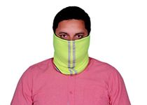 SiXsigma Sports Unisex Snood Thermal Neck Warmer & Balaclava - Perfect Mens & Womens Ski Mask, Fleece Scarf, Gaiter, Kids Face Covering|snoods for men|snoods for women| Black & High Viz