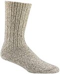 Wigwam Unisex El-Pine Warm Wool Heavyweight Socks, Grey Twist, LG