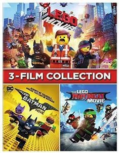 The Lego Movie: 3-Movie Collection (The Lego Movie / The Lego Batman Movie / The Lego Ninjago Movie) [Blu-ray + 3 Lego Figurines]