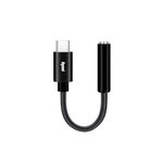 Dyazo Type C 3.5mm Audio Headphone Jack Adapter/Converter Compatible OnePlus 8, 8 Pro, 7, 7 Pro, 7T, 6T, Nord, OnePlus Nord 2, 9, 8T, Black