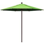 EliteShade USA 10-Year-Non-Fading 11Ft Market Umbrella Patio Outdoor Cylinder Auto Push-up Table Umbrella with Ventilation, Macaw Green